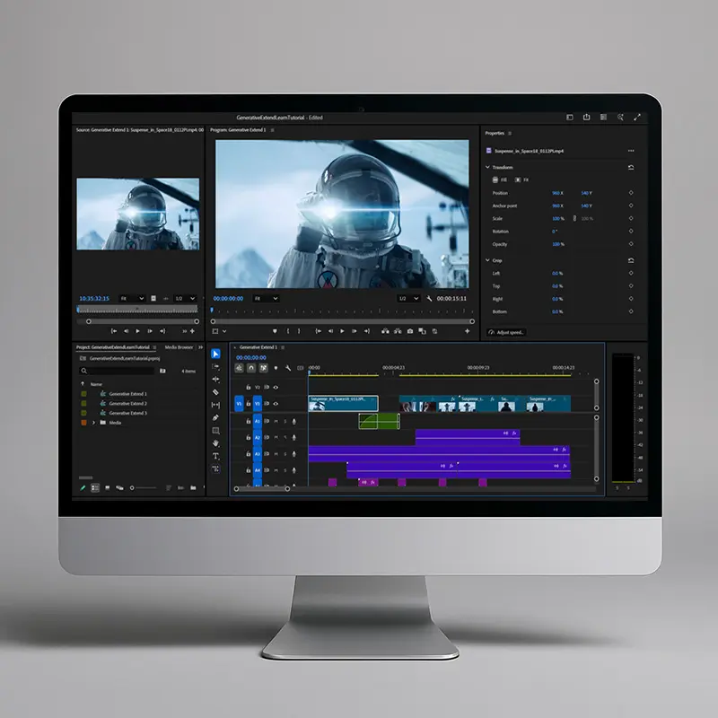 AI Enhanced Video Editing course